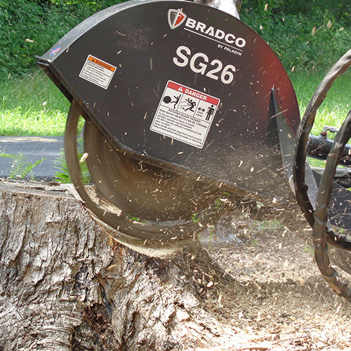 SG26 เครื่องบดตอไม้